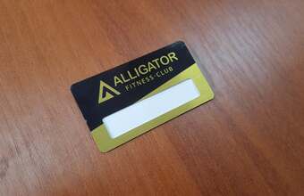 металлический бейдж для фитнесс клуба